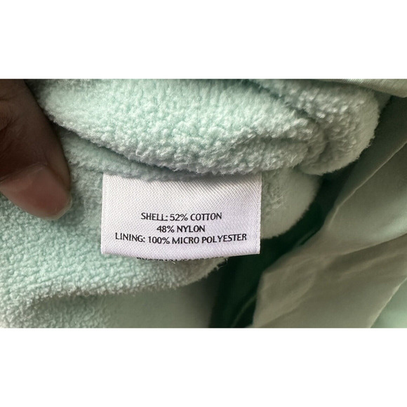 Eileen Fisher Women's Size M Light Green Coat Spring Lightweight Lined - Picture 6 of 9